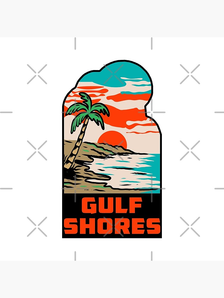 "Gulf Shores Alabama Beach AL" Poster for Sale by TravelTime Redbubble