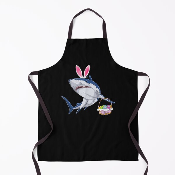 Item preview, Shark with Easter Basket and Bunny Ears Happy Easter funny designed and sold by midoxthemagnent.