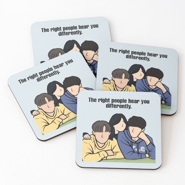 Item preview, The right people hear you differently. - our beloved summer - kdrama designed and sold by Reets_Redbubble.