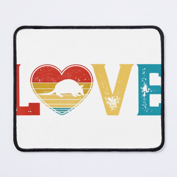 Item preview, Retro Love Armadillo Valentines Day Hearts Animals Lover  designed and sold by hildendhmula.