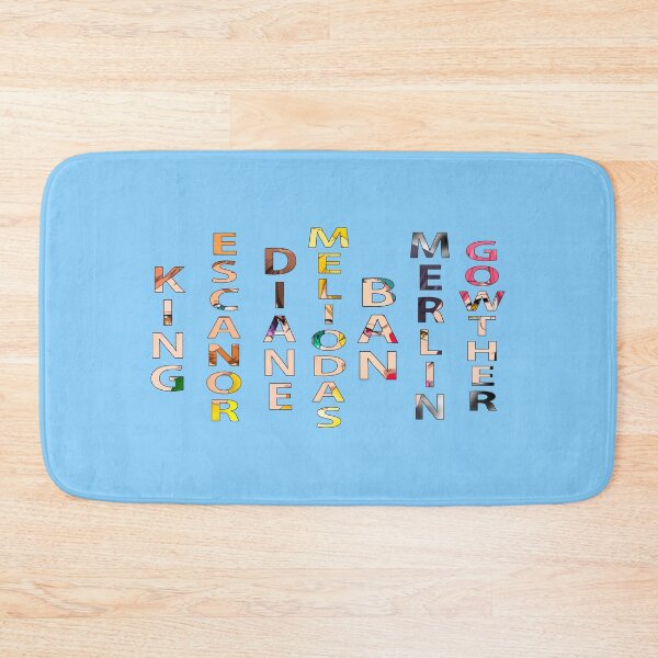 Item preview, Nanatsu no Taizai Names Color designed and sold by Gugarix.