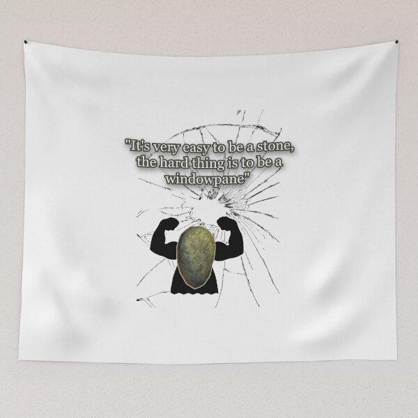 Item preview, It's Easy To Be Stone - Chinese Proverb - Version 07 - Color 02 designed and sold by SumarUp.