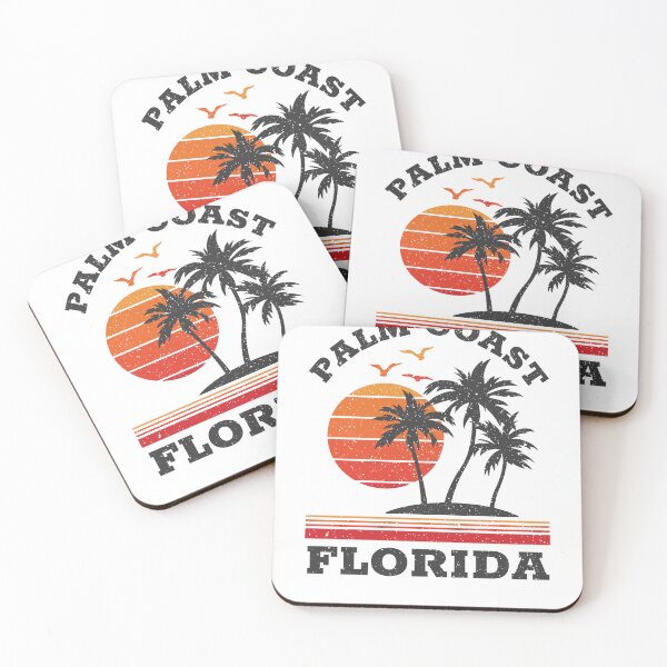 Item preview, Palm Coast Florida Retro Gift designed and sold by Blazesavings.