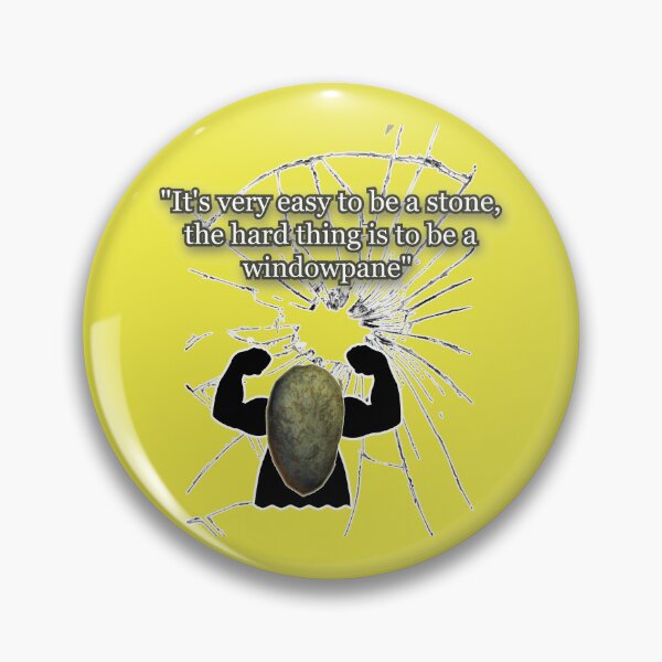 Item preview, It's Easy To Be Stone -Chinese Proverb - Version 07 - Color 03 designed and sold by SumarUp.