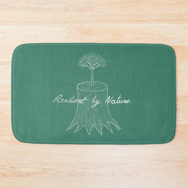 Item preview, Resilient by Nature - White & Viridian designed and sold by EcoElsa.