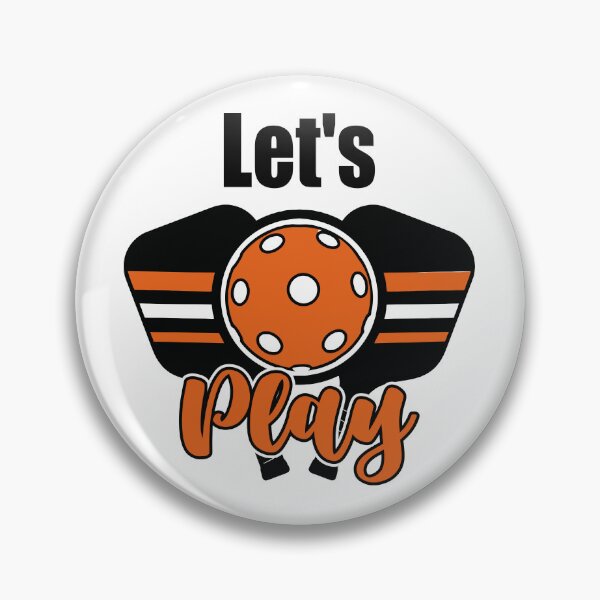 Item preview, Let's Play Pickleball Orange and Black Design designed and sold by Coop & Company Designs.