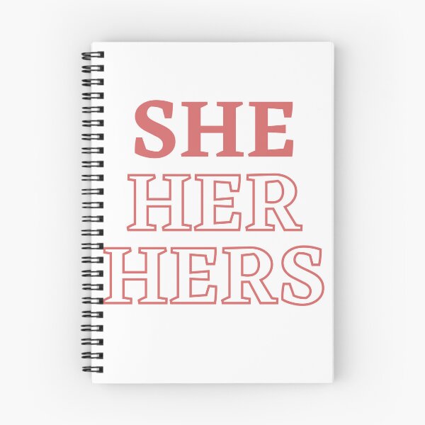 Item preview, She/Her/Hers Pronouns designed and sold by CJ Vanderbeek.