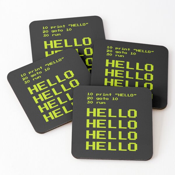 Item preview, HELLO! BASIC, old school coding designed and sold by BananaDogg.