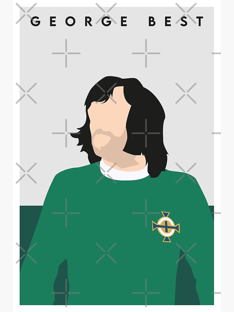 Prints of George Best - Northern Ireland