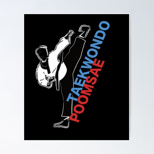 Item preview, Taekwondo Poomsae Korea Blue And Red designed and sold by Merchandiser099.