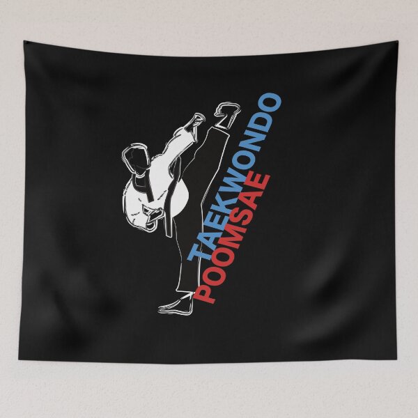Item preview, Taekwondo Poomsae Korea Blue And Red designed and sold by Merchandiser099.