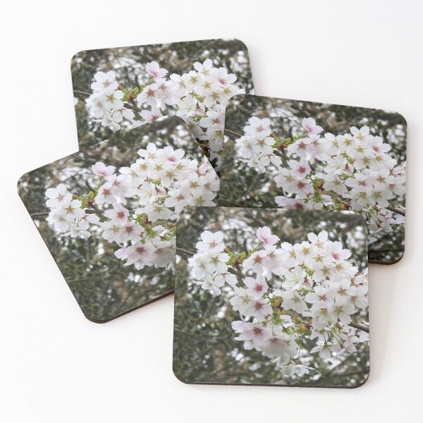 Item preview, White/pink Cherry blossom on a branch designed and sold by TwistedClassics.