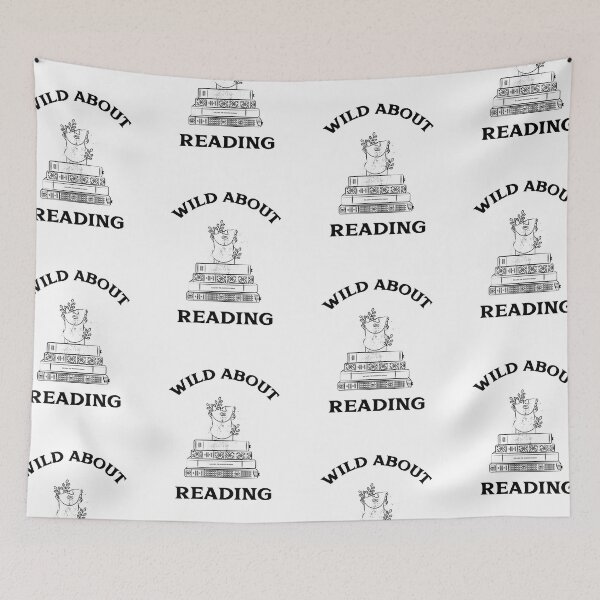 Item preview, Wild About Reading designed and sold by SwordsAndCharms.