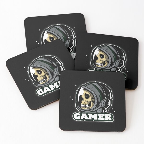 Item preview, Gamer with Skull in Space designed and sold by PRIVARSHU.