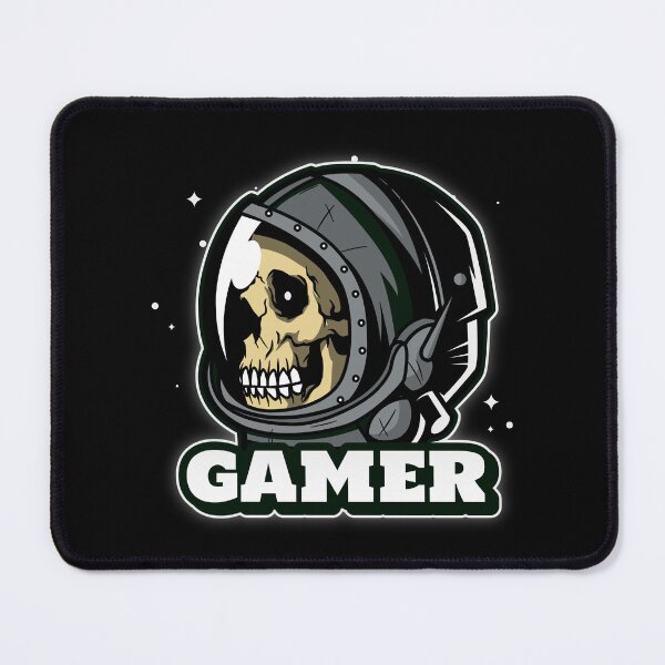 Item preview, Gamer with Skull in Space designed and sold by PRIVARSHU.