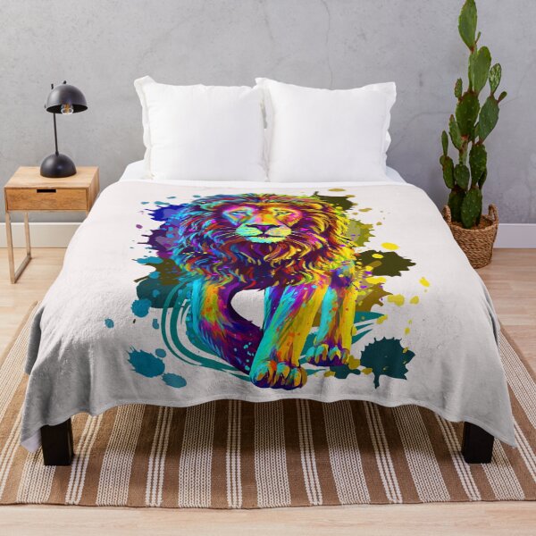 Artikelvorschau, Cool Lion Sauvage Coloré Conception Graphique Lion Élégant entworfen und verkauft von RudyDavis.