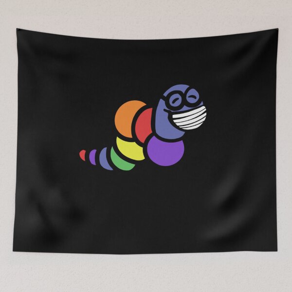 Item preview, Cute Mask up Caterpillar  Classic . designed and sold by newsomvffedd.