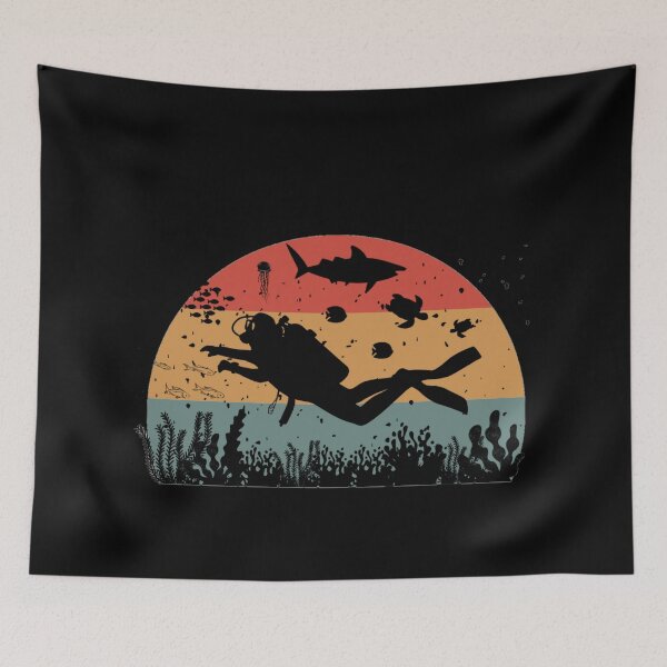 Item preview,  Diving dad just like a normal dad just cooler_retro vintage designed and sold by Douniaya.