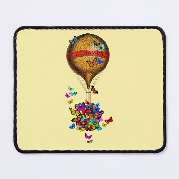 Item preview, Yellow butterfly balloon (yellow) designed and sold by Madame Memento.