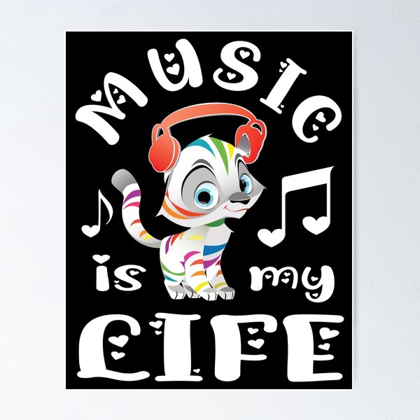 Item preview, Music is my life - Music is my life designed and sold by YassOrNope.