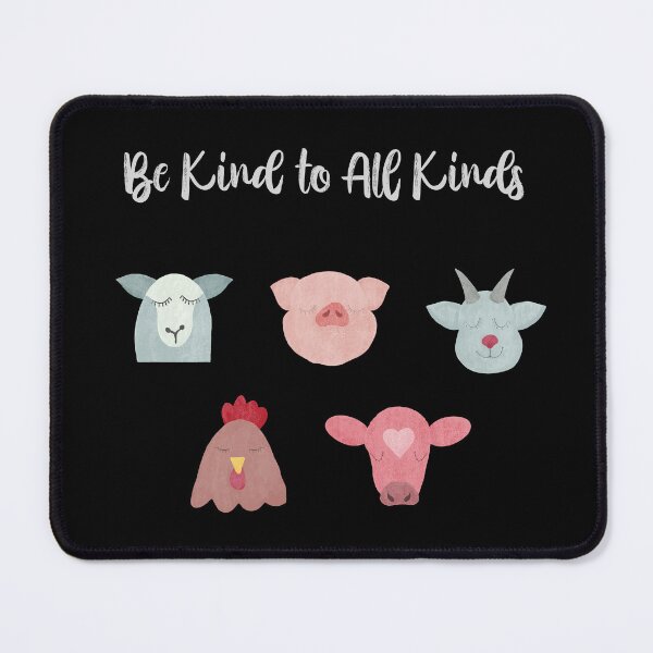 Item preview, Friends Not Food, Be Kind to All Kinds, Vegan Art designed and sold by Come Cosi.