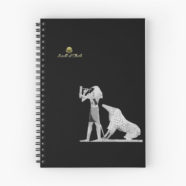 Item preview, Thoth and Ammut w/Scroll of Thoth Logo designed and sold by James Wilber.