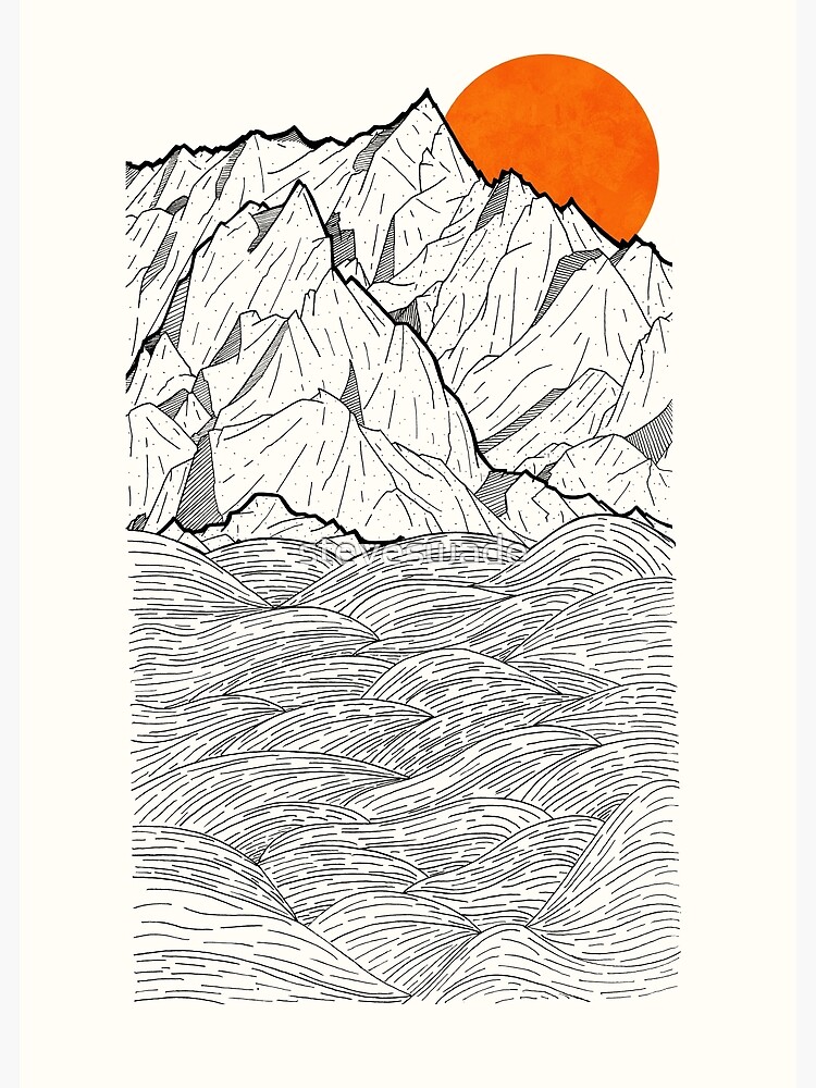 Thumbnail 7 of 7, Framed Art Print, The Orange Sun designed and sold by steveswade.