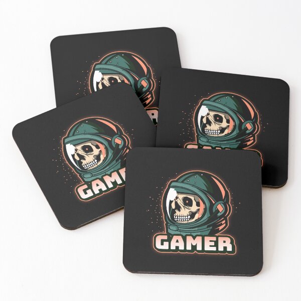 Item preview, Gamer with Space theme Horror Astronaut designed and sold by PRIVARSHU.