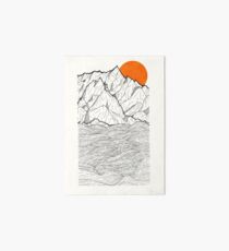 The Orange Sun Art Board