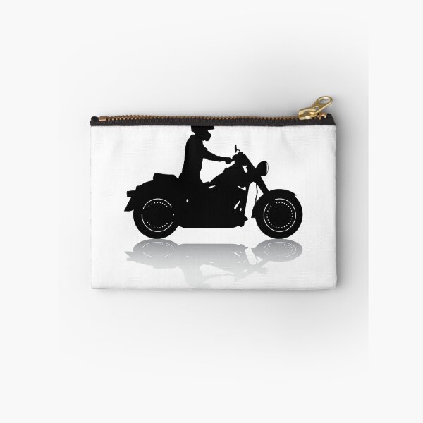 Item preview, Cruiser Motorcycle Silhouette with Rider & Shadow designed and sold by SandpiperDesign.