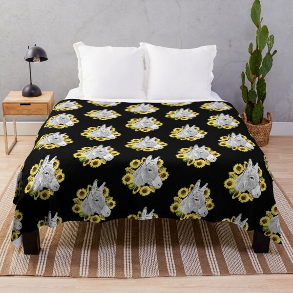 Item preview, Sunflower Donkey Lover Gifts Farm Animal designed and sold by TM-Multidesign.