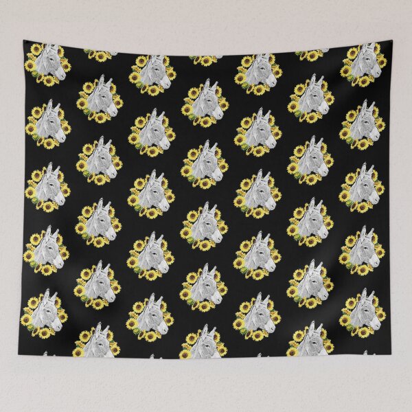 Item preview, Sunflower Donkey Lover Gifts Farm Animal designed and sold by TM-Multidesign.
