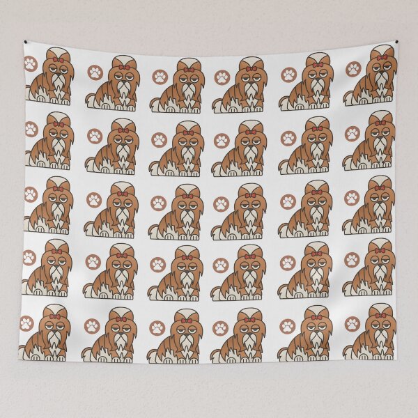 Item preview, shih tzu dog pattern designed and sold by Maful.