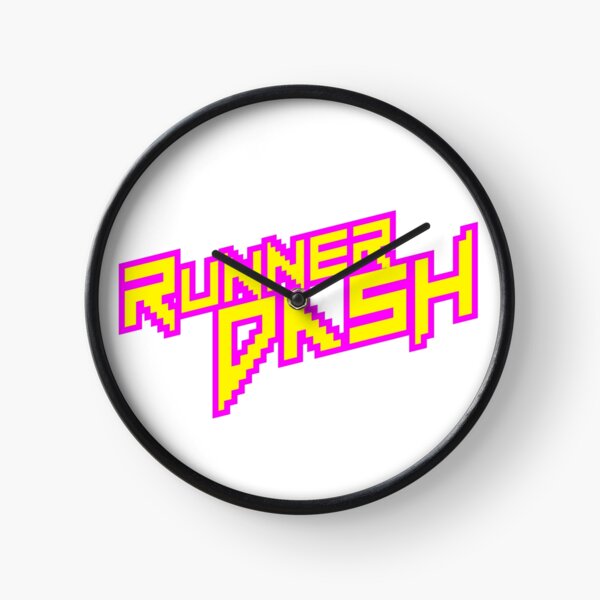 RUNNER DASH | "White" - original merchandise Clock