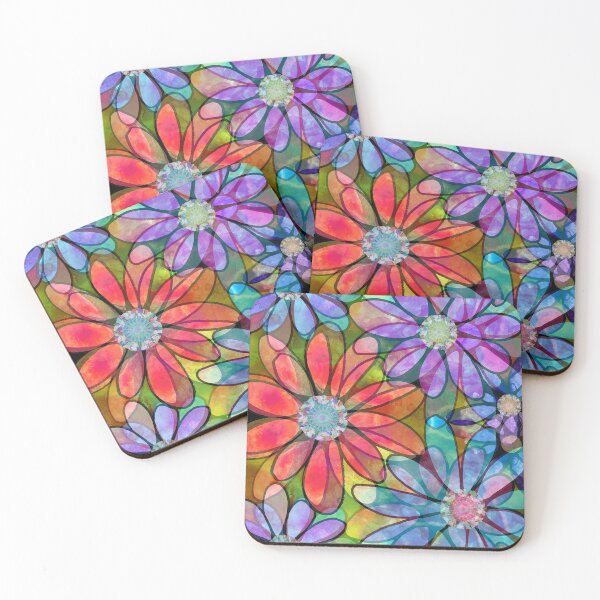 Item preview, Bright Colorful Floral Art - Flower Nymphs  designed and sold by Sharon Cummings Art.