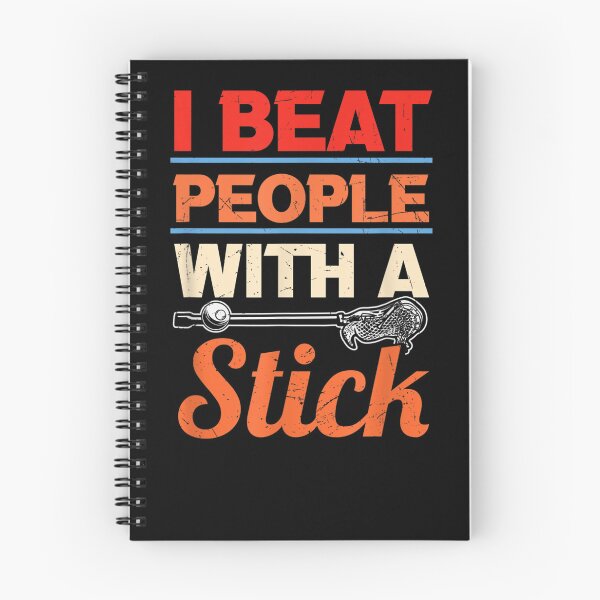 Item preview,  I Beat People With A Stick - Funny Lacrosse Player  designed and sold by midoxthemagnent.