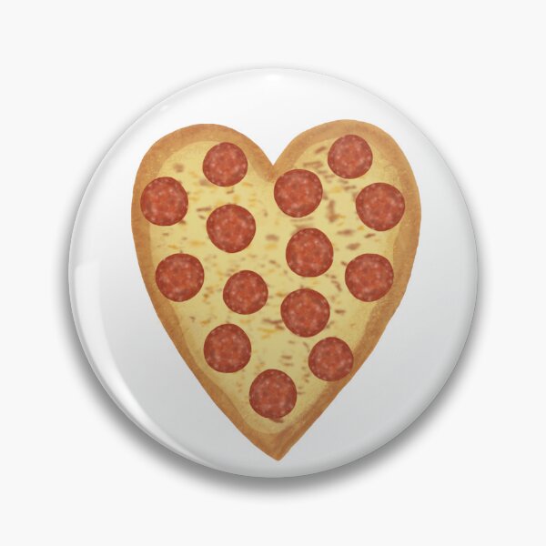 Item preview, corazón de pizza designed and sold by lifeofbye-art.