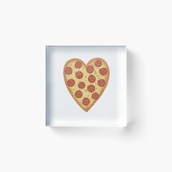 Item preview, corazón de pizza designed and sold by lifeofbye-art.