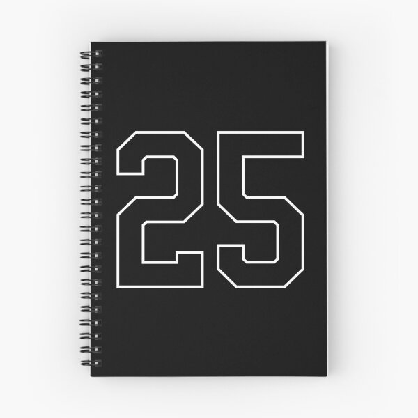 Item preview, Black Number 25 lucky sports jersey twenty five designed and sold by HeavyStyle.