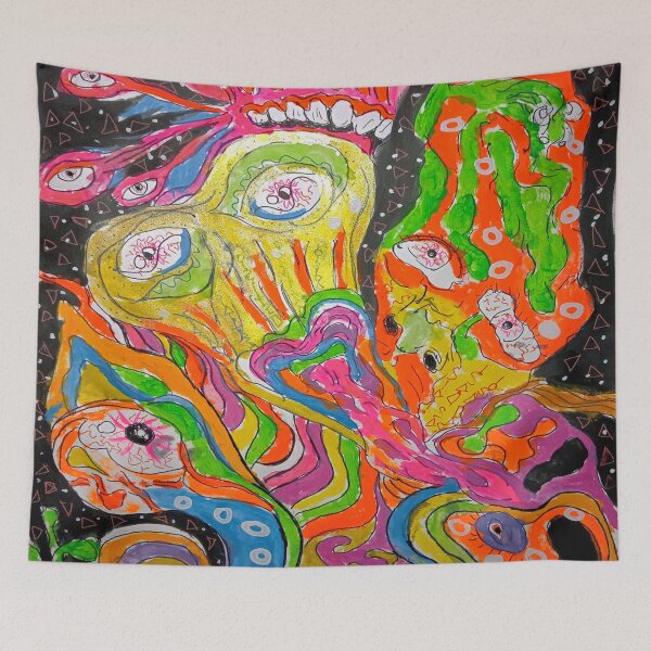 Item preview, Sketchbook 5-1 (Lowbrow Psychedelic Trippy) designed and sold by Discordant Dreams Art.