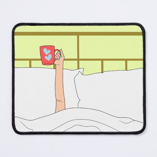 Item preview, Good Morning Cozy Coffee in Bed Portrait designed and sold by Miss Tea Positive.