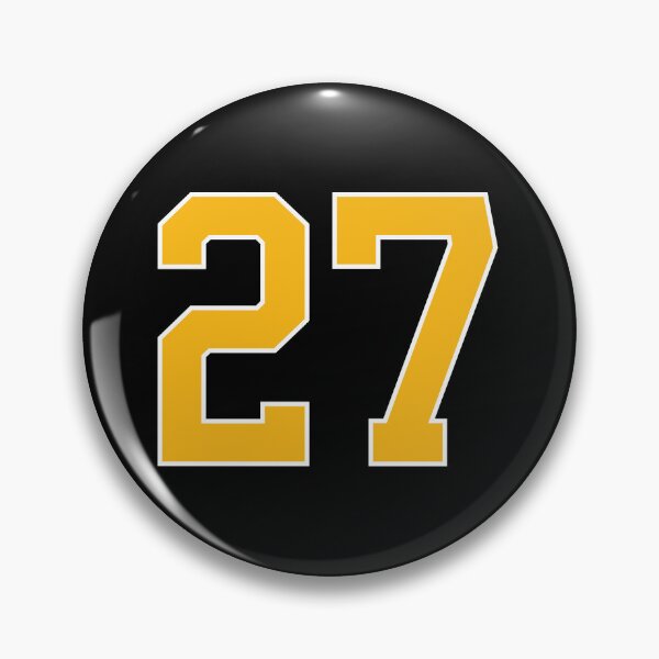 Item preview, Yellow Number 27 lucky sports jersey twenty seven designed and sold by HeavyStyle.