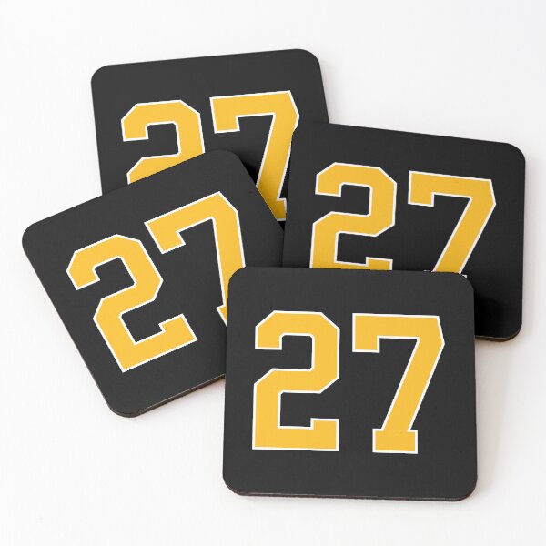 Item preview, Yellow Number 27 lucky sports jersey twenty seven designed and sold by HeavyStyle.