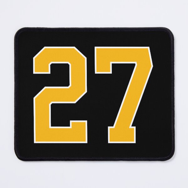 Item preview, Yellow Number 27 lucky sports jersey twenty seven designed and sold by HeavyStyle.