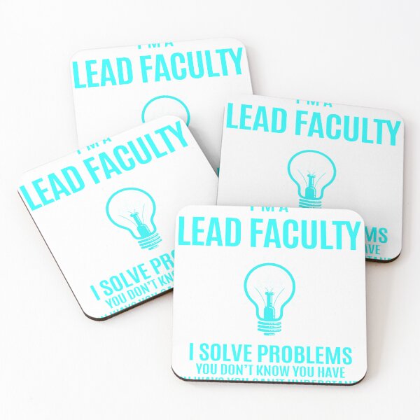 Item preview, Lead Faculty - I Solve Problems Job Gift designed and sold by melissaval2.