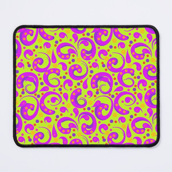 Item preview, Mod Swirls | Bright Peridot Purple Violet Yellow | Cherie's Art(c)2022 designed and sold by CheriesArt.