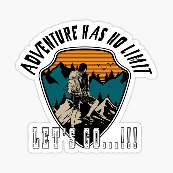 "Adventure Art" Sticker for Sale by Milkygmail | Redbubble