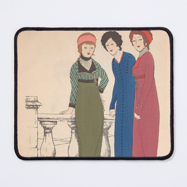 Item preview, Edwardian Women - Illustration of a Paul Poiret dress - Vintage Art designed and sold by RickE.