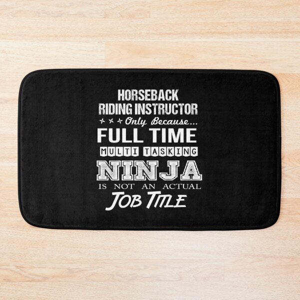 Item preview, Horseback Riding Instructor T Shirt - Multitasking Ninja Job Gift Item Tee designed and sold by averiarnol.