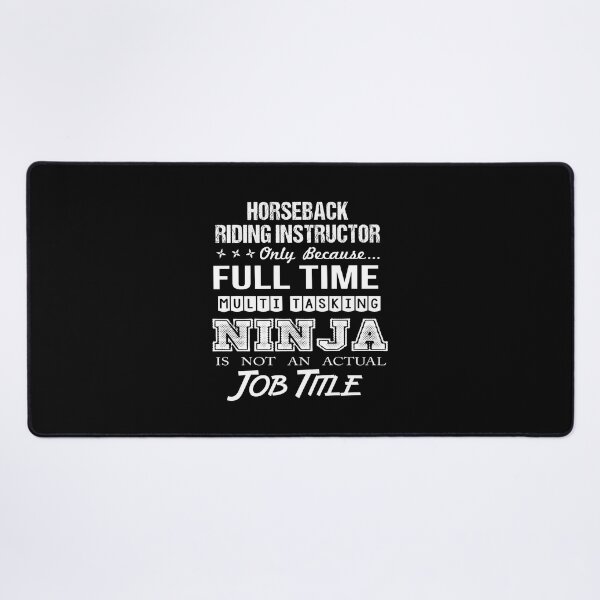 Item preview, Horseback Riding Instructor T Shirt - Multitasking Ninja Job Gift Item Tee designed and sold by averiarnol.